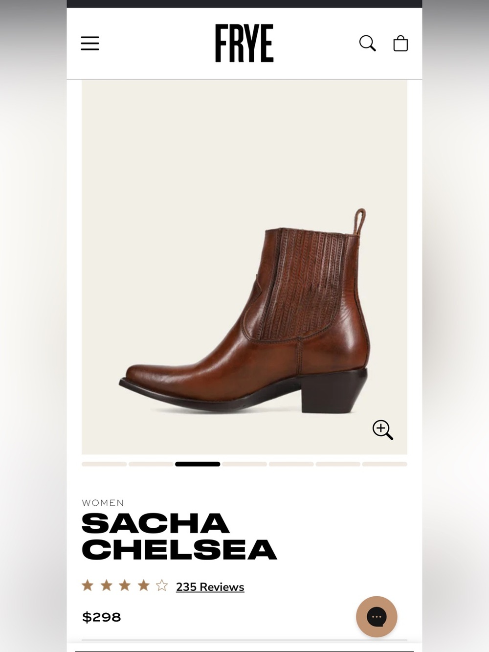 New FRYE WOMEN
SACHA CHELSEA size 6,5
